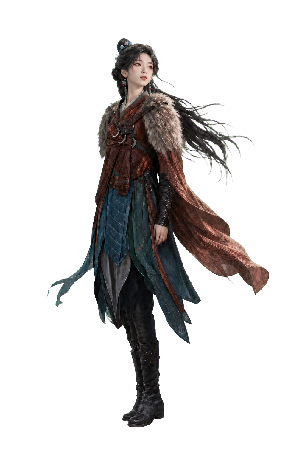 联系页人物插画